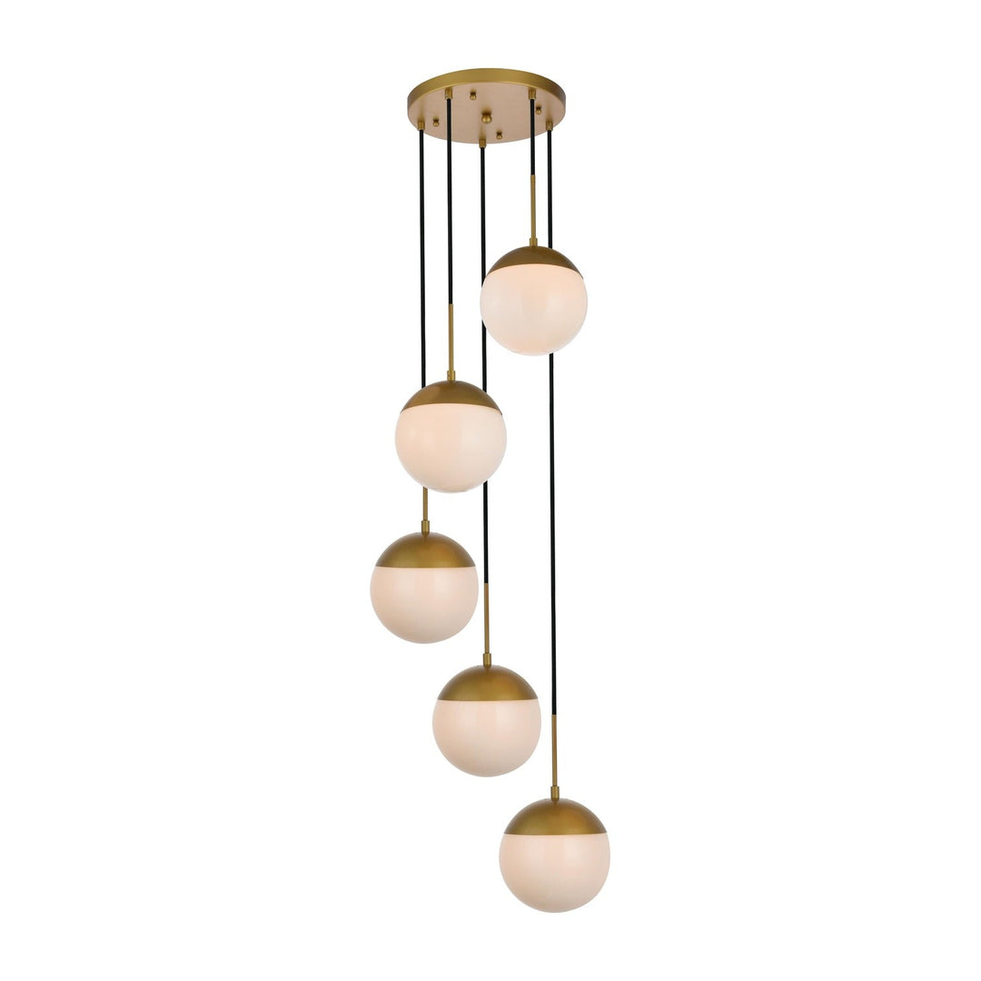Eclipse Pendant in Brass by Living District