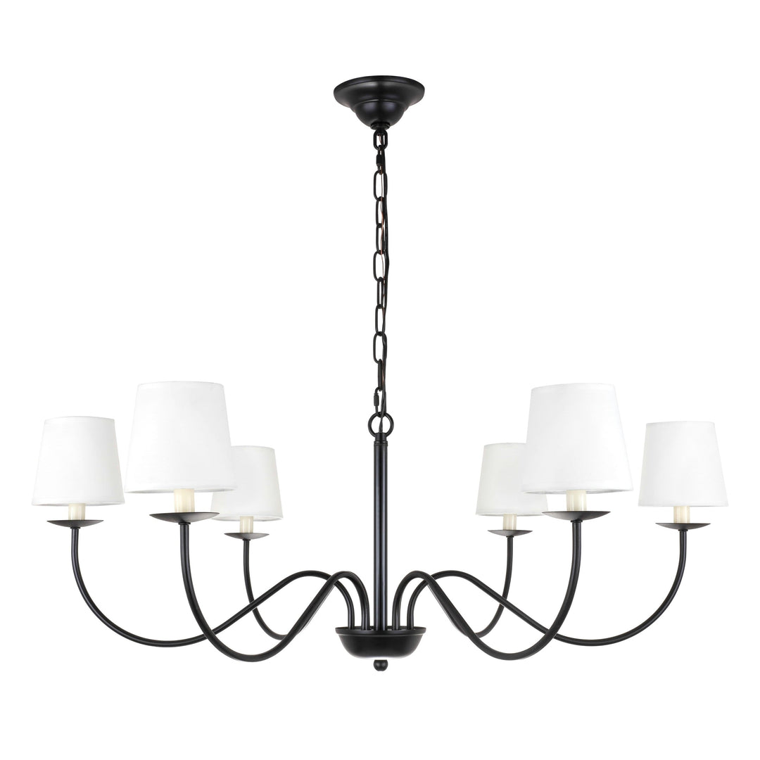 Eclipse Chandelier in Black by Living District