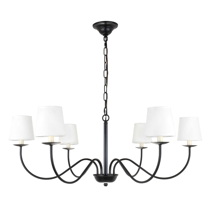 Eclipse Chandelier in Black by Living District