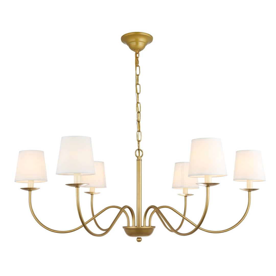 Eclipse Chandelier in Brass by Living District