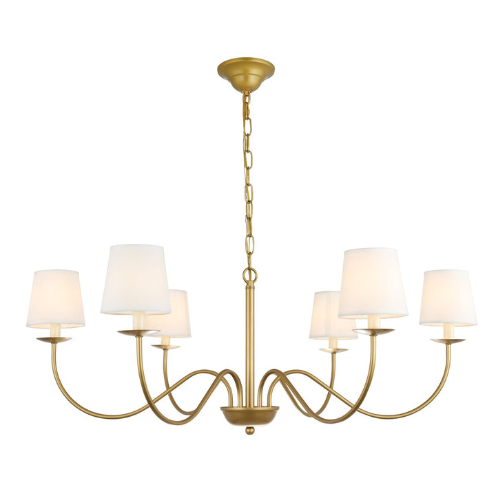 Eclipse Chandelier in Brass by Living District