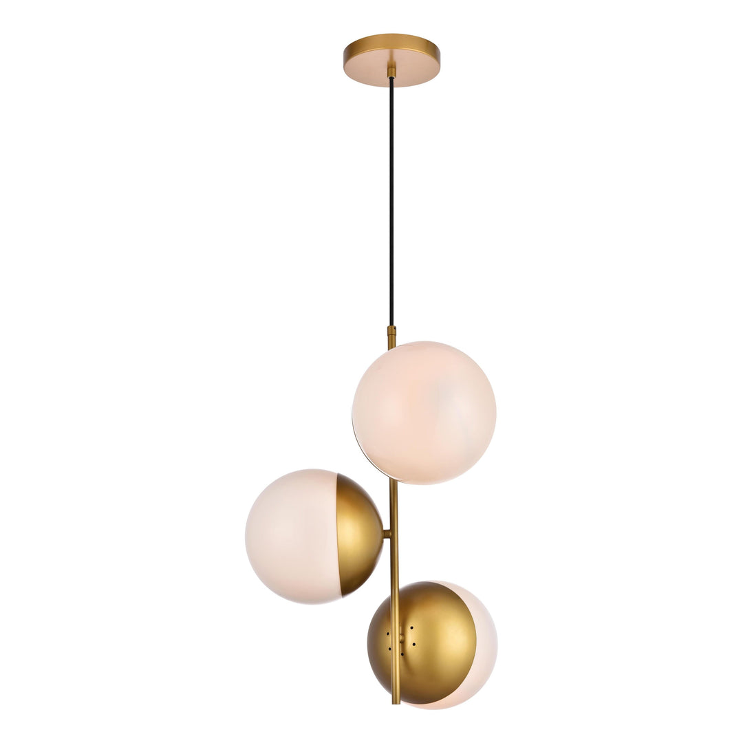 Eclipse Pendant in Brass by Living District