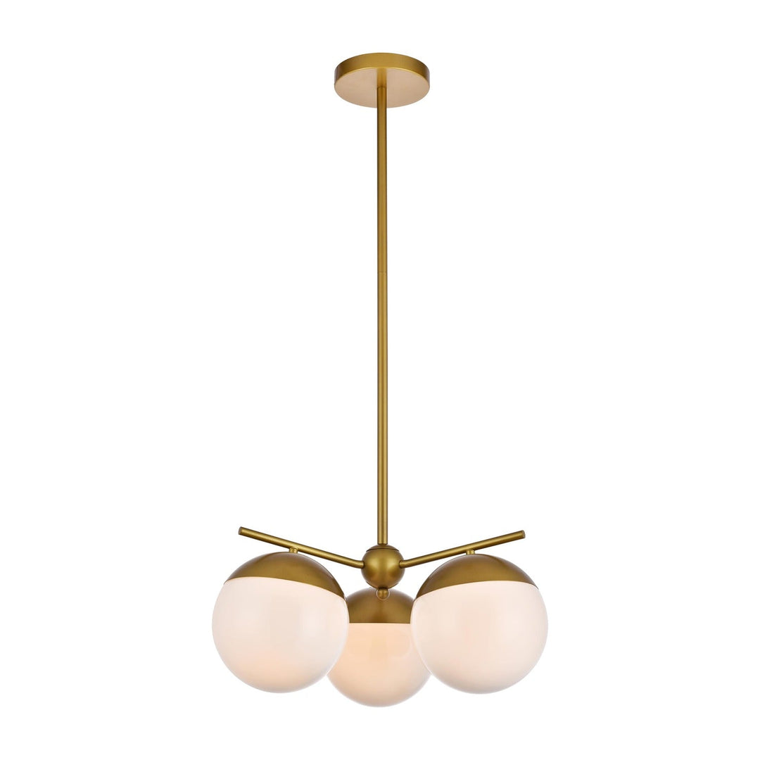 Eclipse Pendant in Brass by Living District