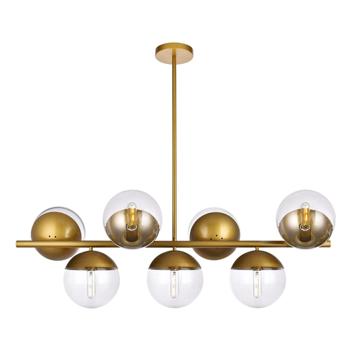 Eclipse Pendant in Brass by Living District