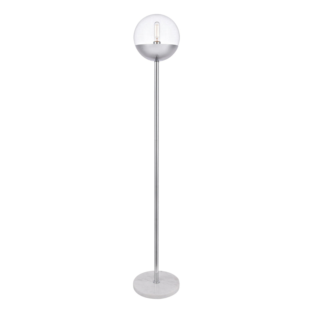 Eclipse Floor Lamp in Chrome by Living District