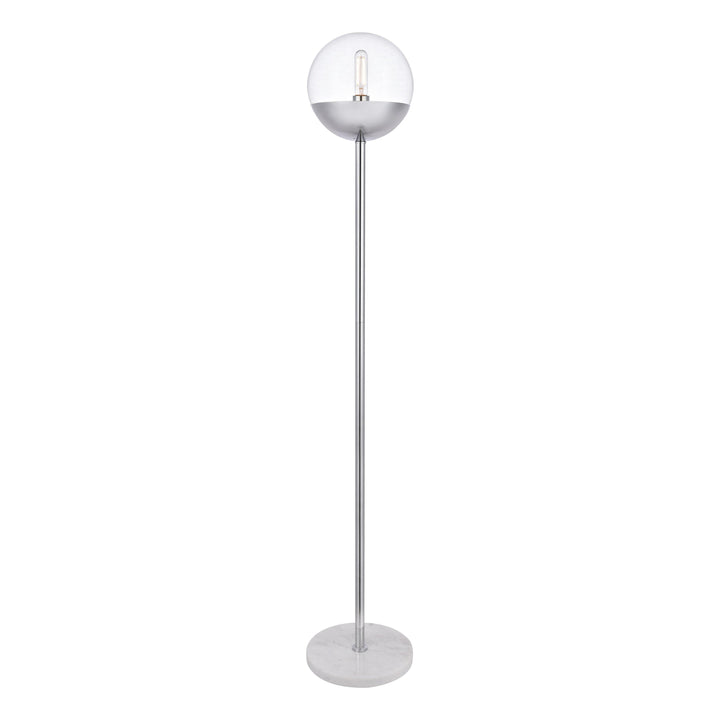 Eclipse Floor Lamp in Chrome by Living District