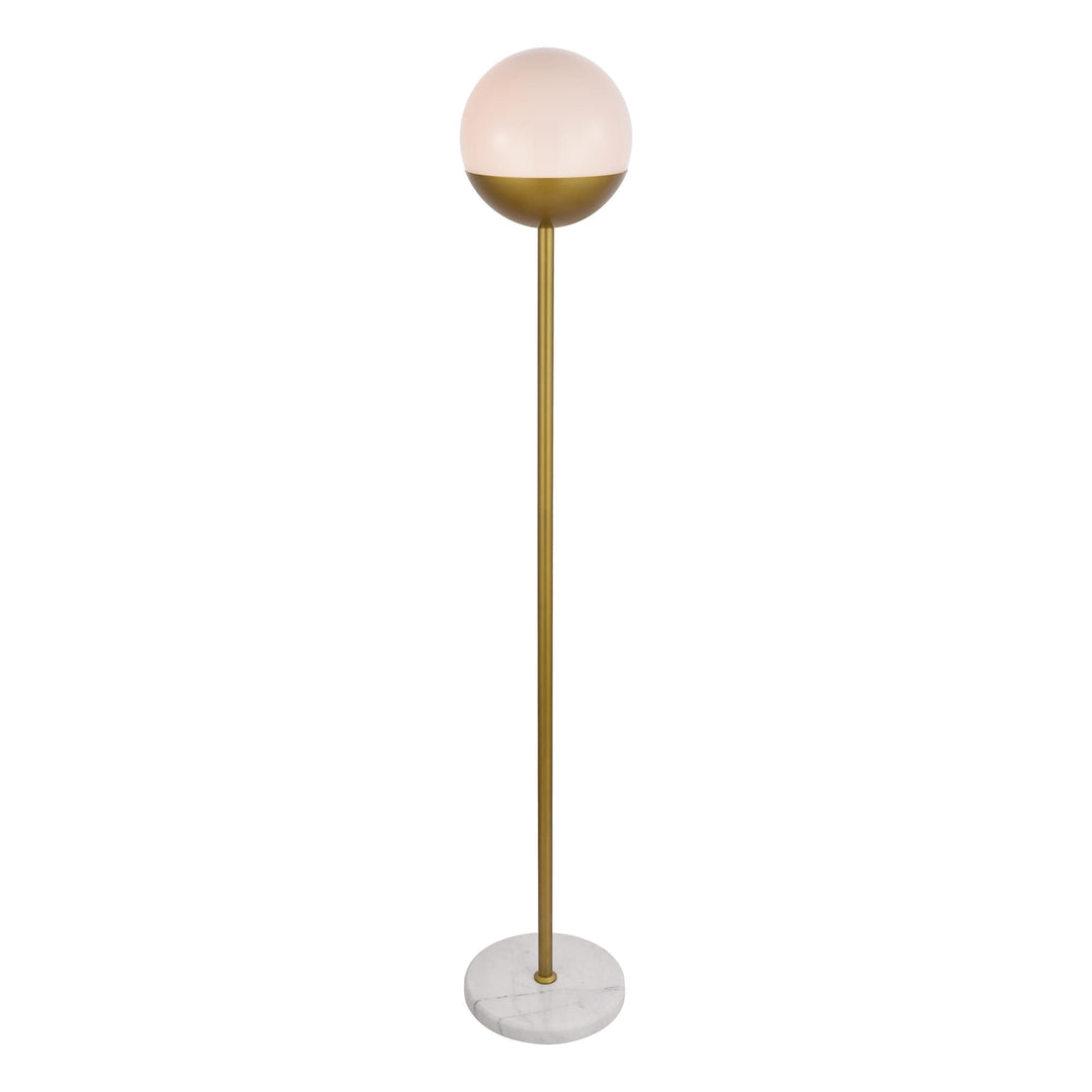 Eclipse Floor Lamp in Brass by Living District