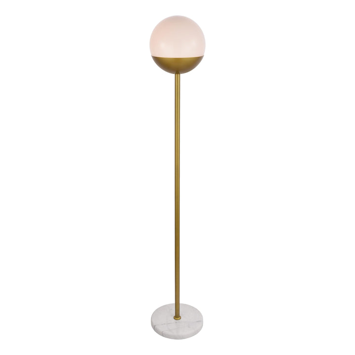 Eclipse Floor Lamp in Brass by Living District