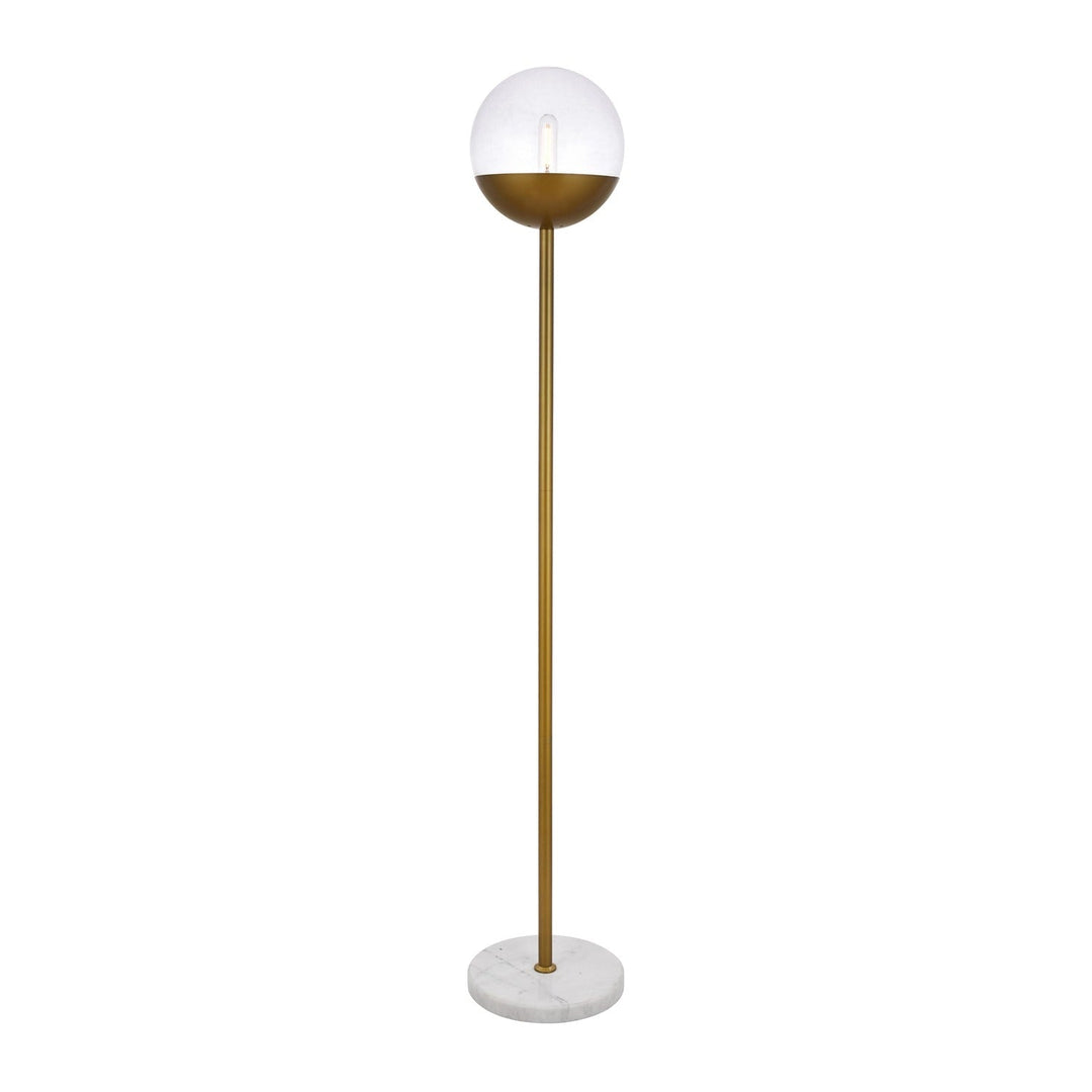 Eclipse Floor Lamp in Brass by Living District