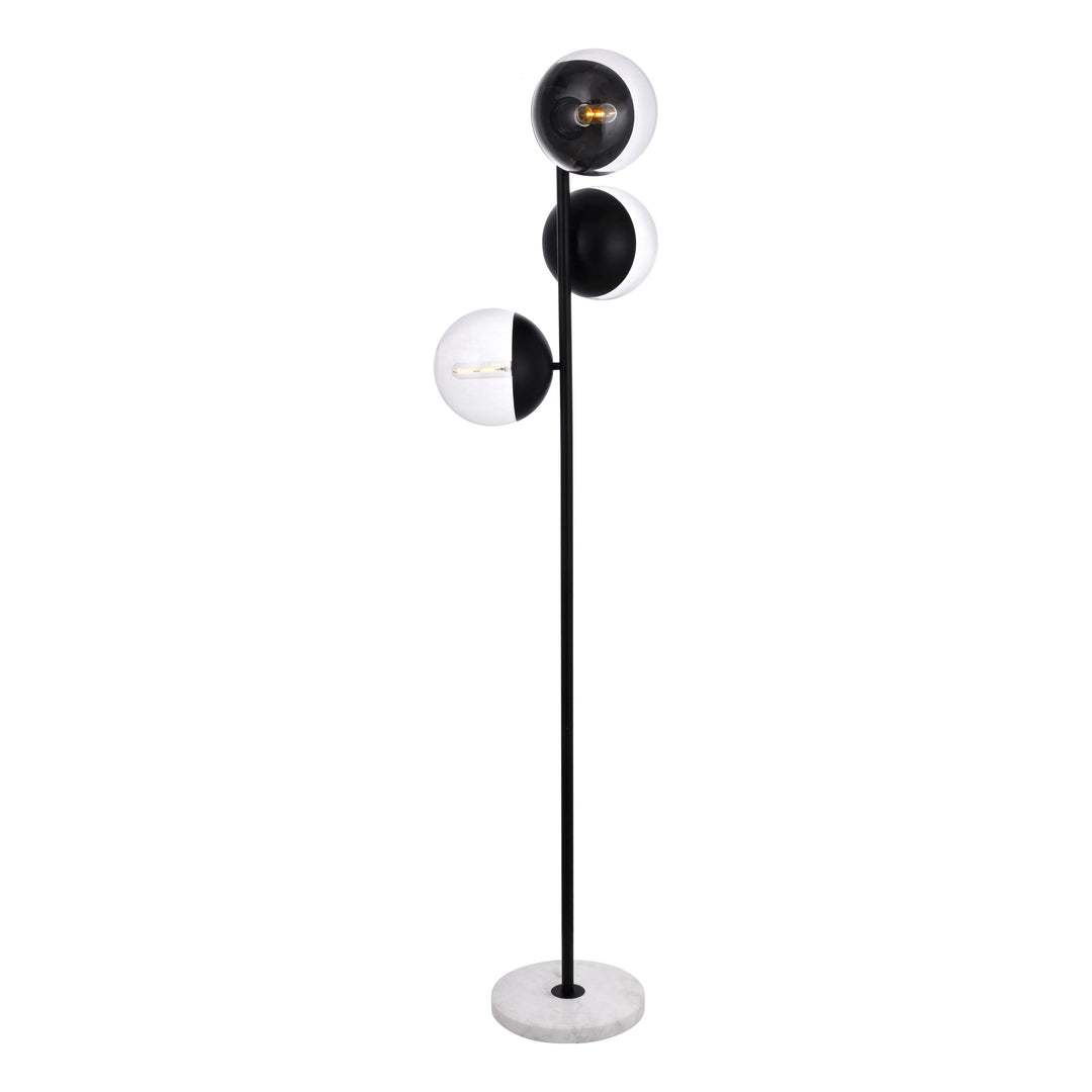 Eclipse Floor Lamp in Black by Living District