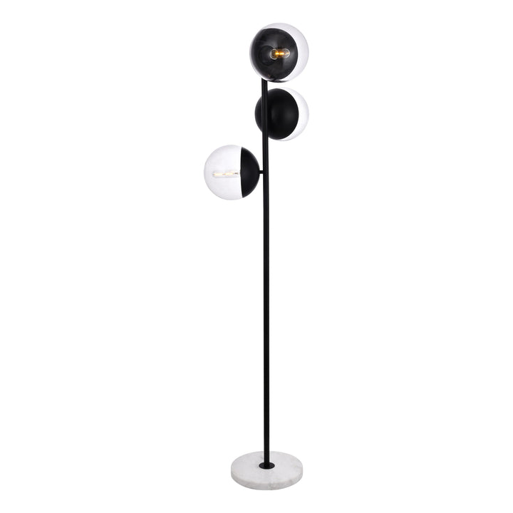 Eclipse Floor Lamp in Black by Living District
