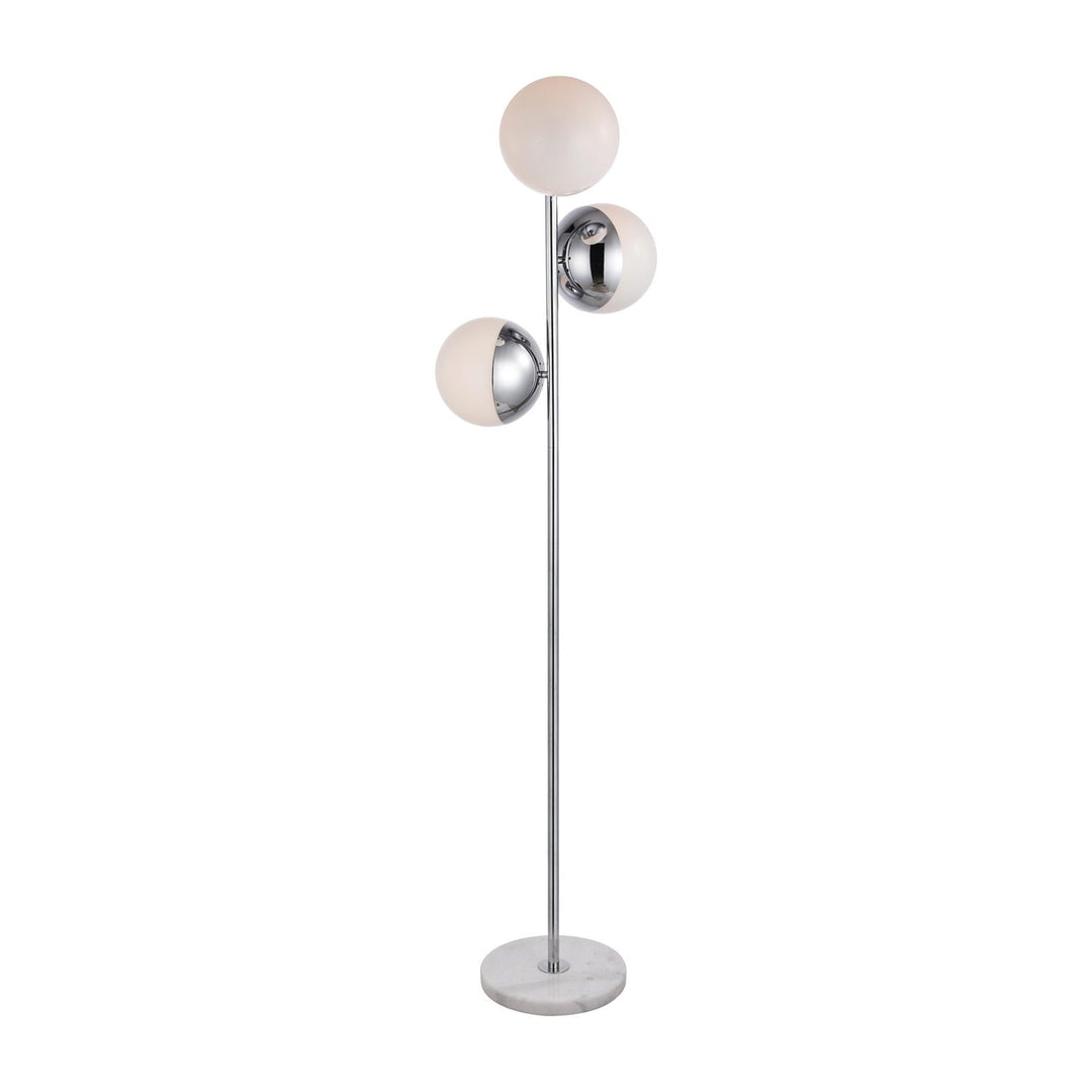 Eclipse Floor Lamp in Chrome by Living District