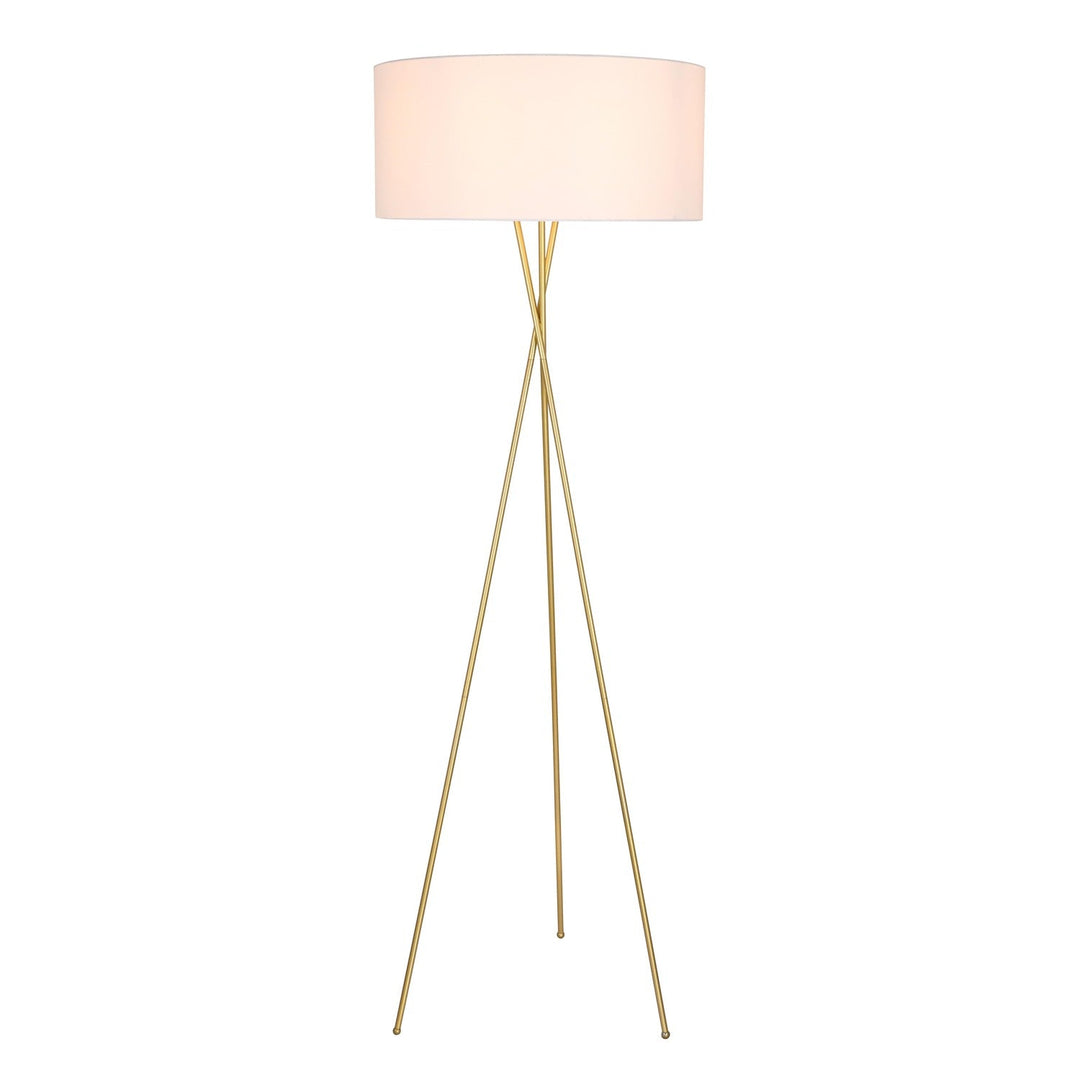 Cason Floor Lamp in Brass by Living District
