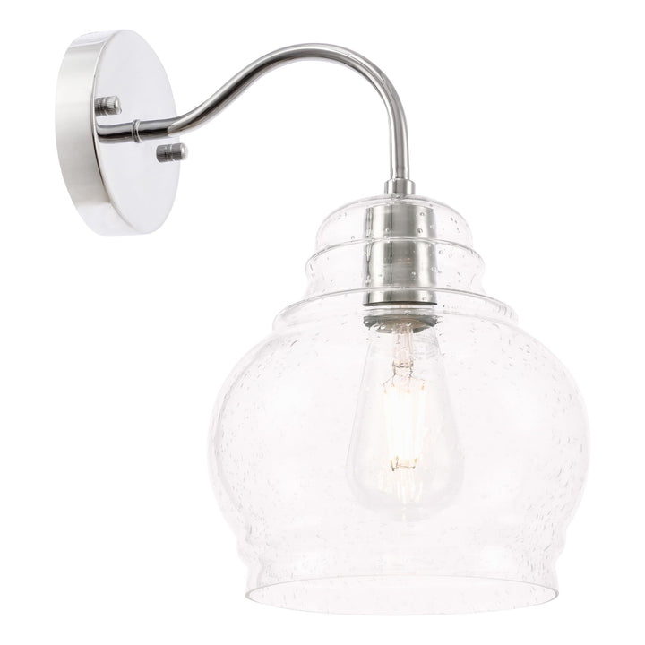 Pierce Wall Sconce in Chrome by Living District