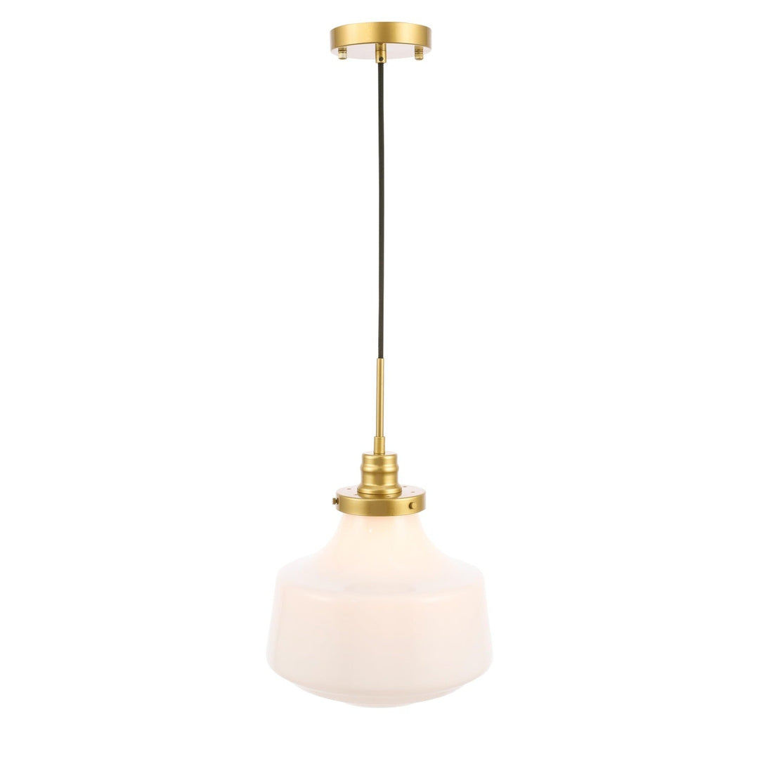 Lyle Pendant in Brass by Living District