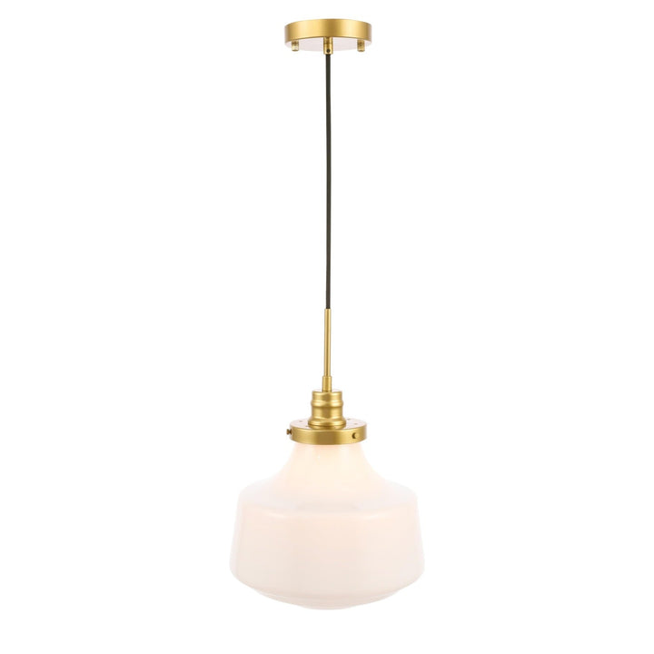 Lyle Pendant in Brass by Living District