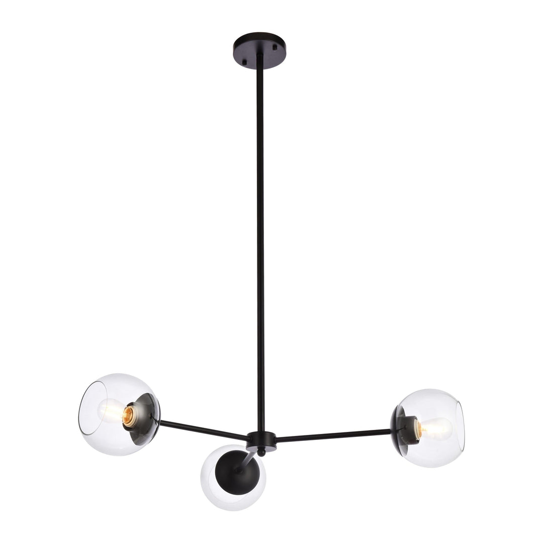 Briggs Pendant (LD646) in Black by Living District