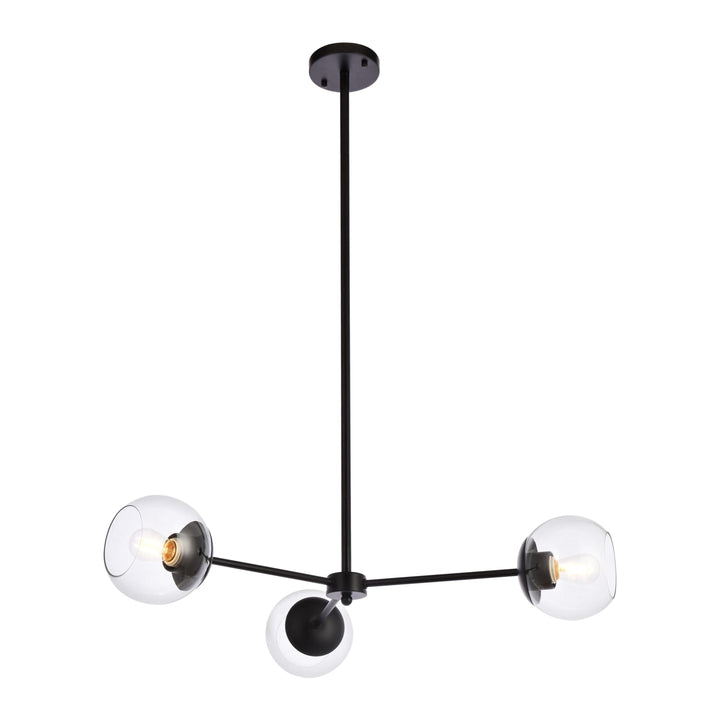 Briggs Pendant (LD646) in Black by Living District