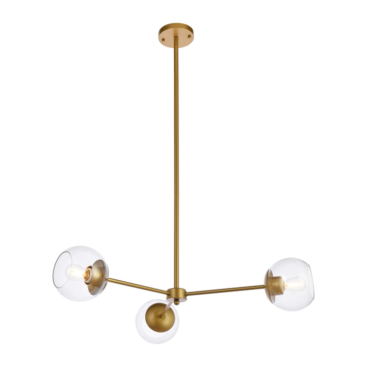 Briggs Pendant (LD646) in Brass by Living District