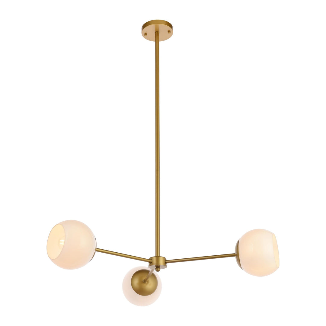 Briggs Pendant (LD646) in Brass by Living District