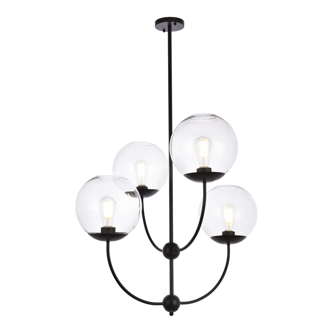 Lennon Pendant in Black by Living District