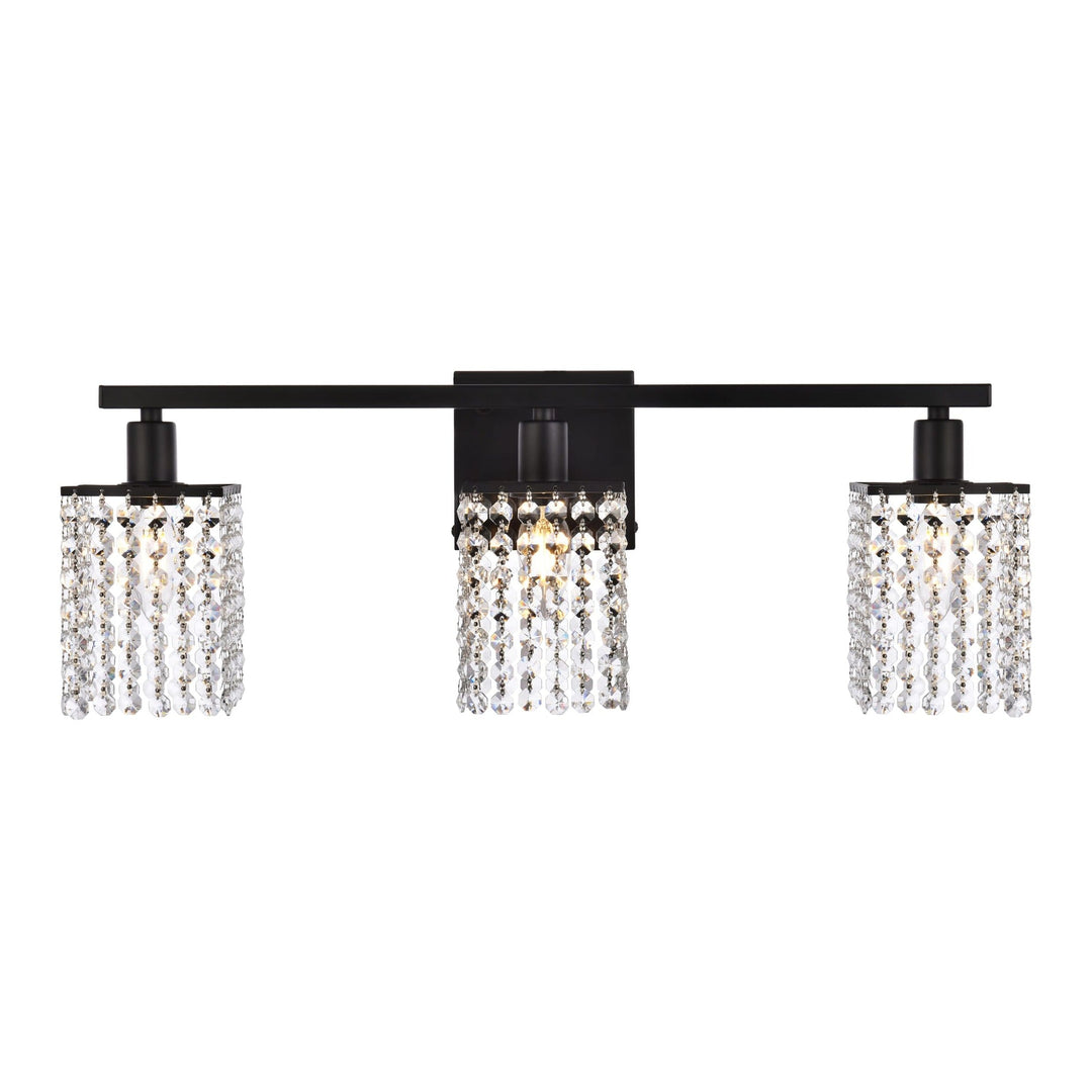 Phineas Vanity Light in Black by Living District