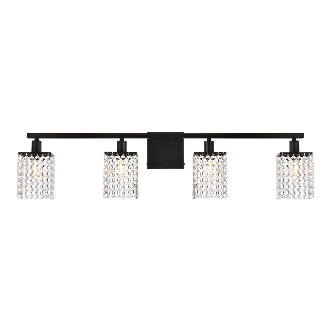 Phineas Vanity Light in Black by Living District