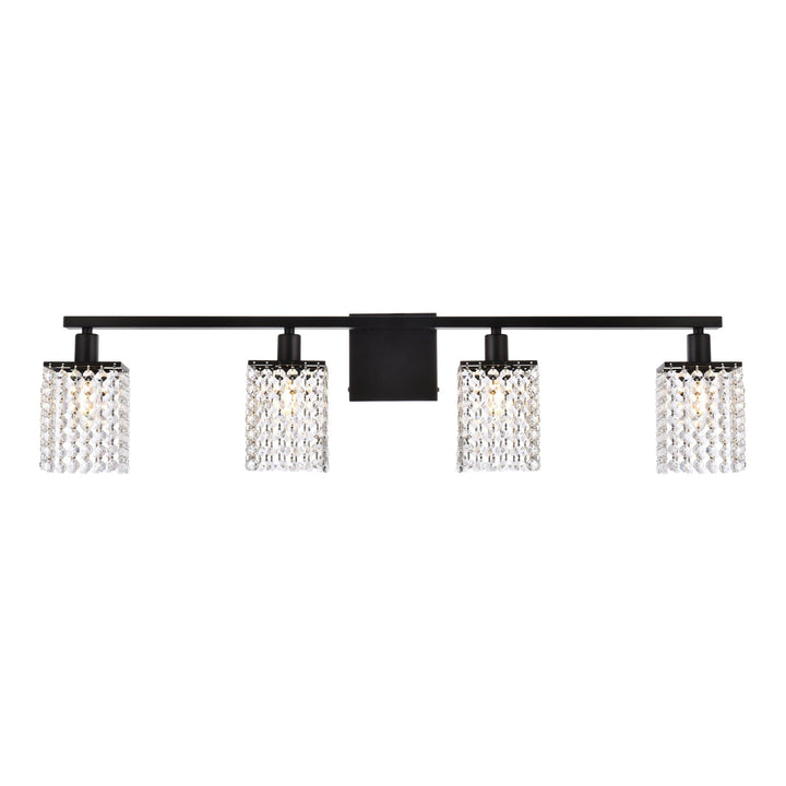 Phineas Vanity Light in Black by Living District