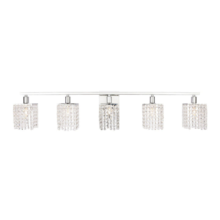 Phineas Vanity Light in Chrome by Living District