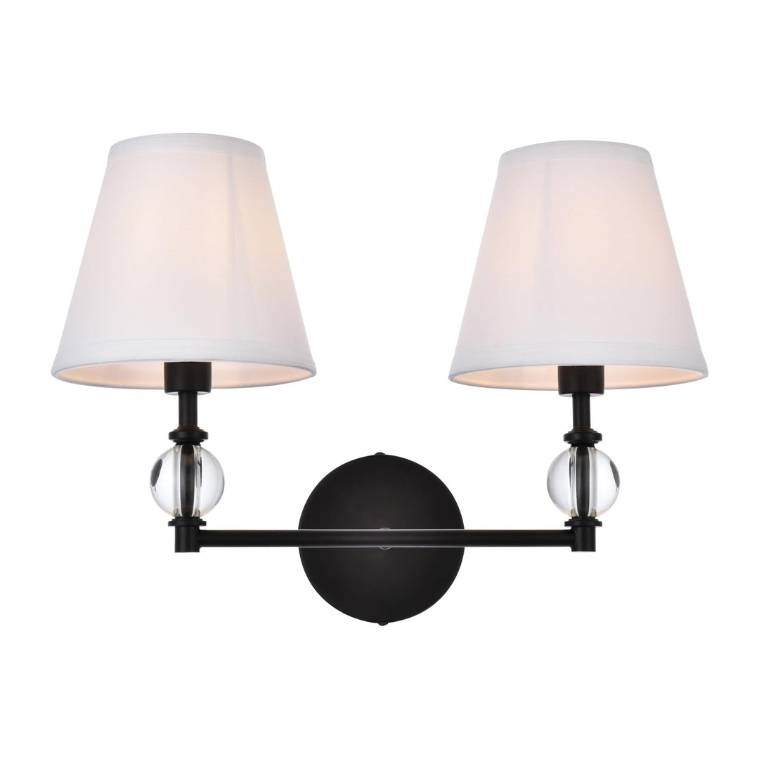 Bethany Vanity Light in Black by Living District