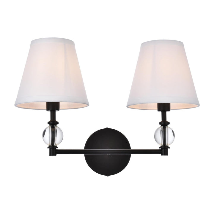 Bethany Vanity Light in Black by Living District