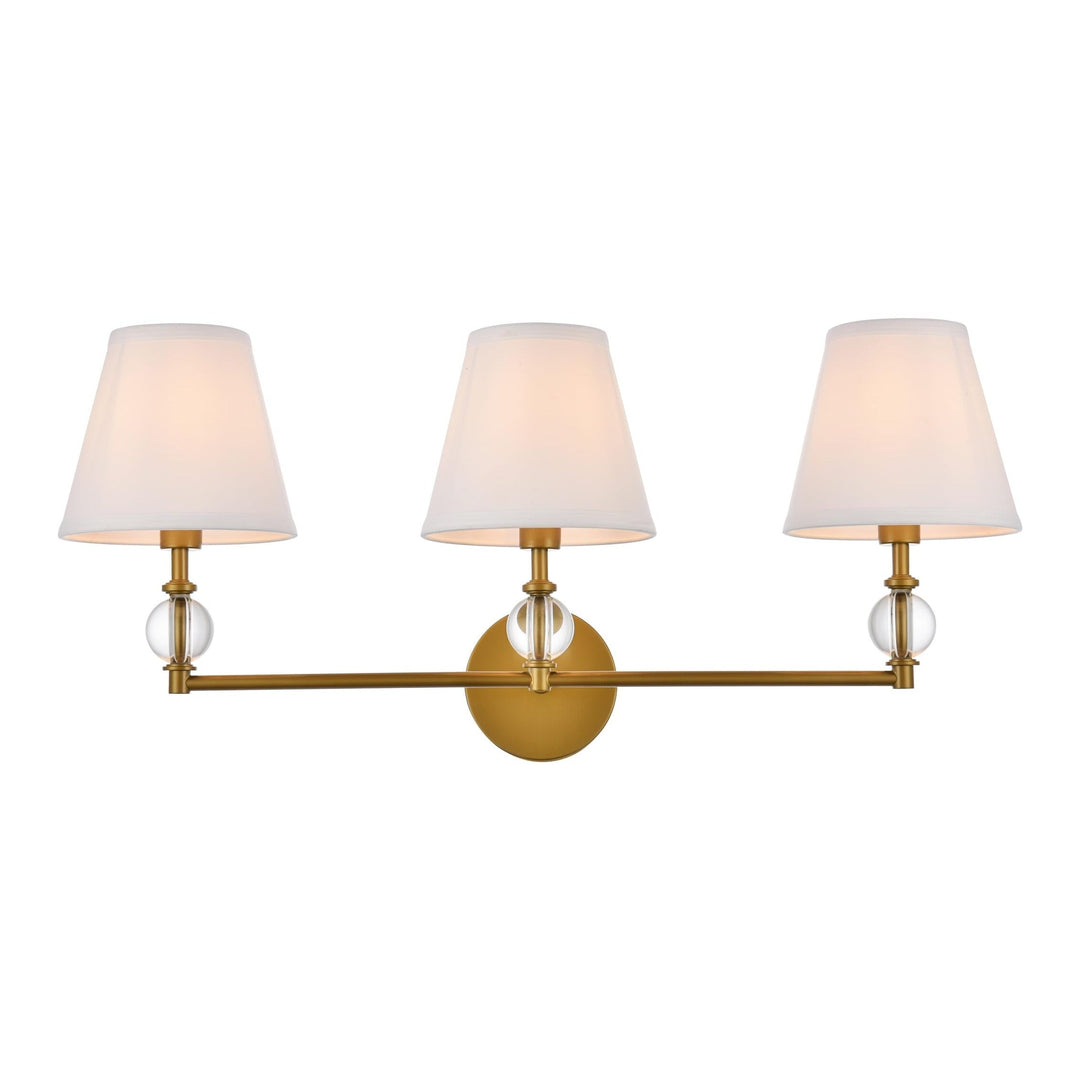Bethany Vanity Light in Brass by Living District