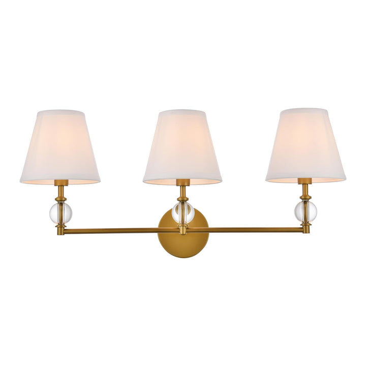 Bethany Vanity Light in Brass by Living District