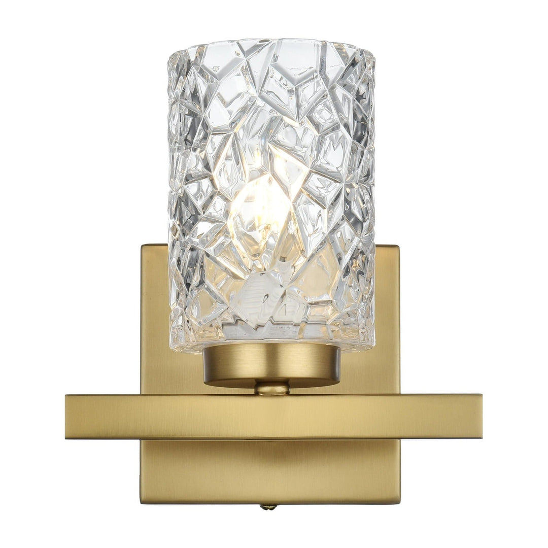 Cassie Wall Sconce in Satin Gold by Living District