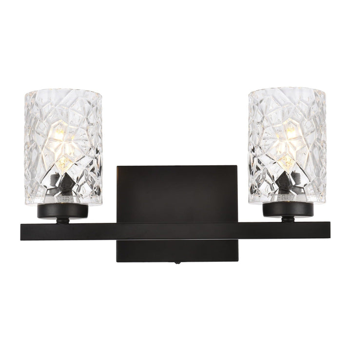 Cassie Vanity Light in Black by Living District