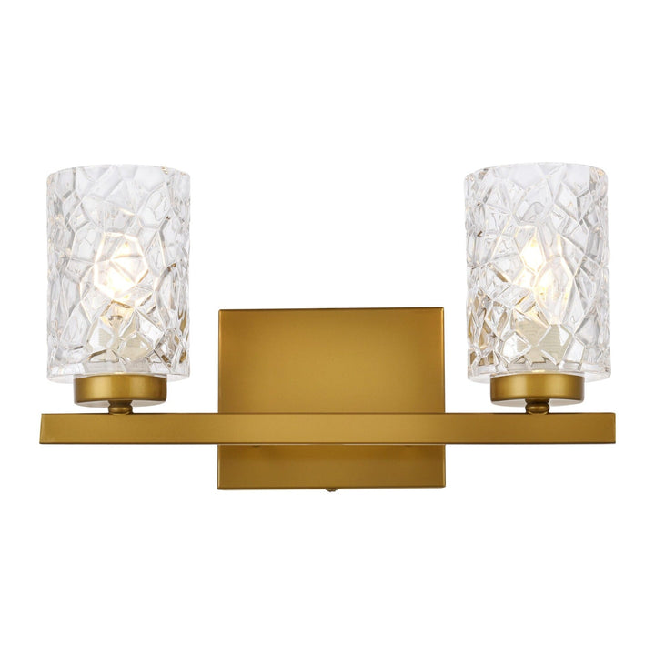 Cassie Vanity Light in Brass by Living District