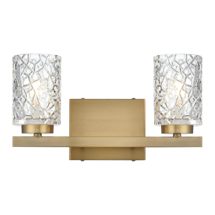 Cassie Vanity Light in Satin Gold by Living District