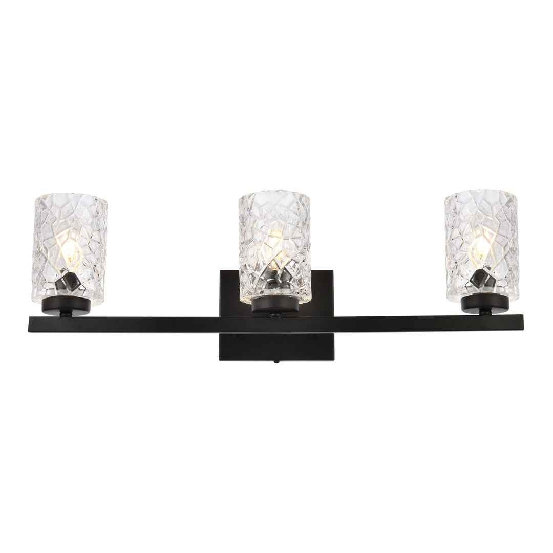 Cassie Vanity Light in Black by Living District