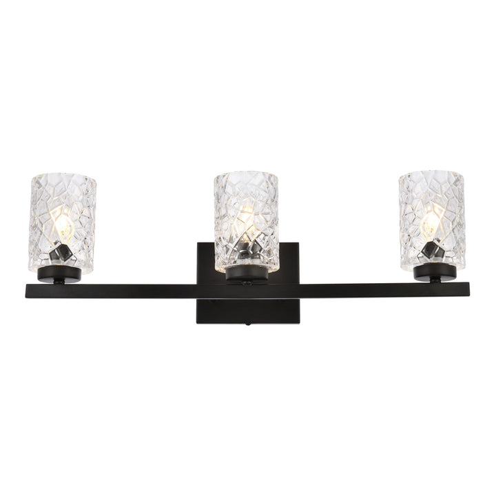 Cassie Vanity Light in Black by Living District