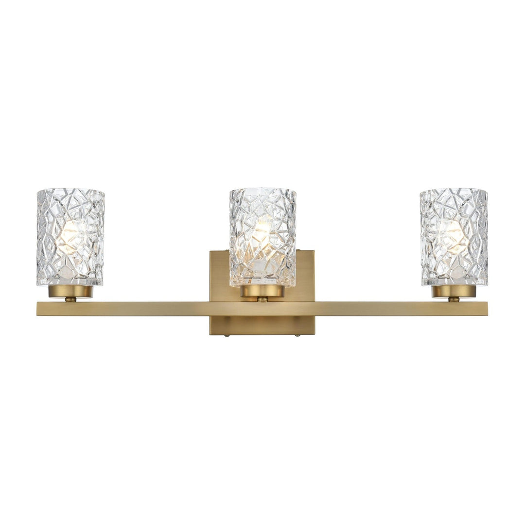 Cassie Vanity Light in Satin Gold by Living District