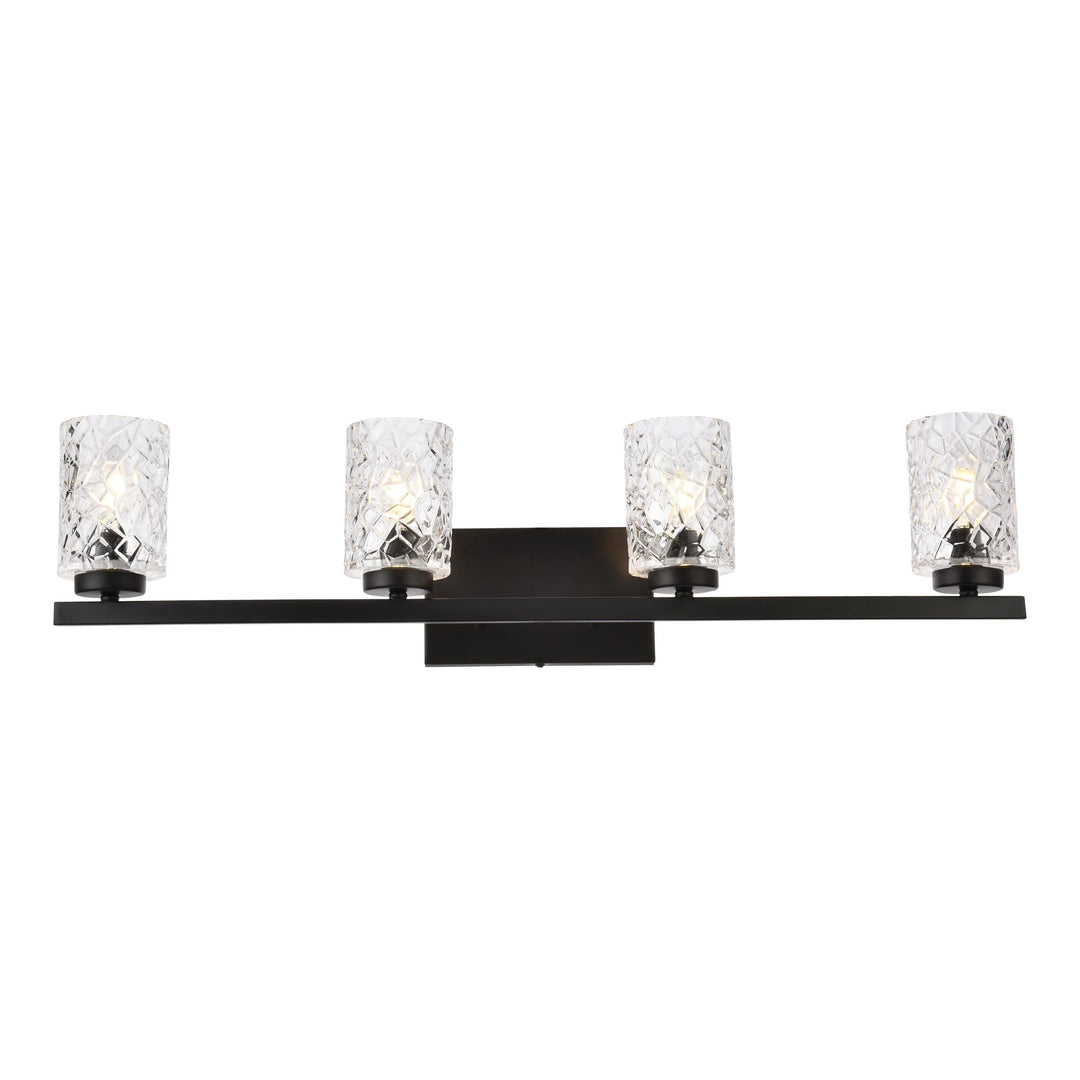 Cassie Vanity Light in Black by Living District