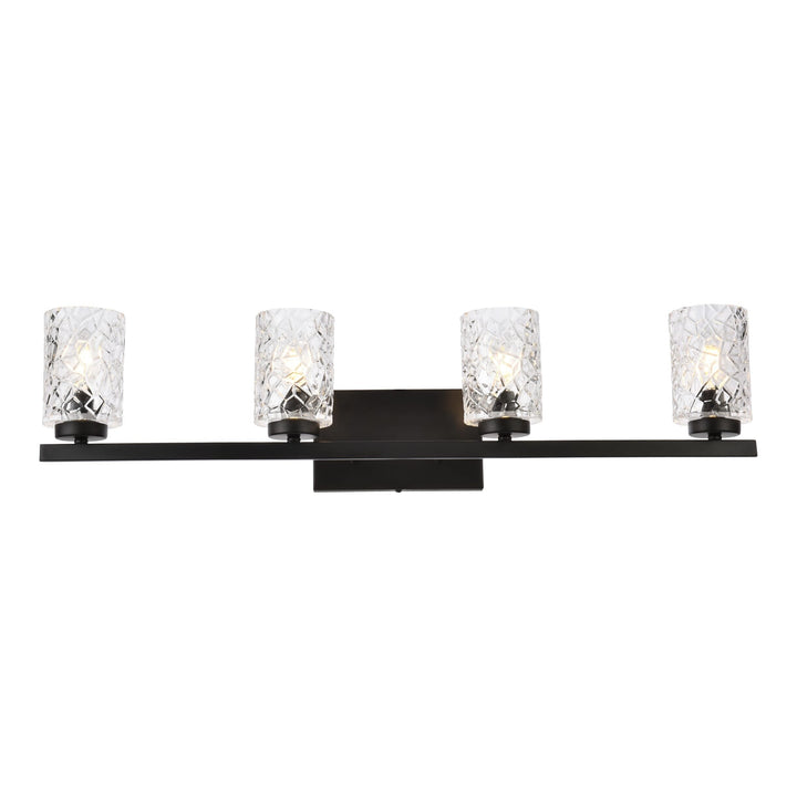 Cassie Vanity Light in Black by Living District