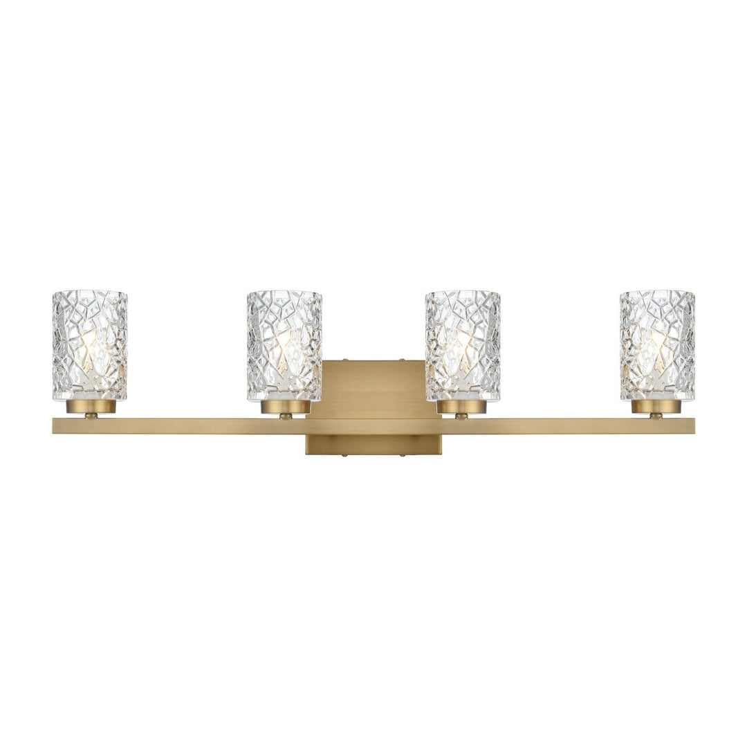 Cassie Vanity Light in Satin Gold by Living District