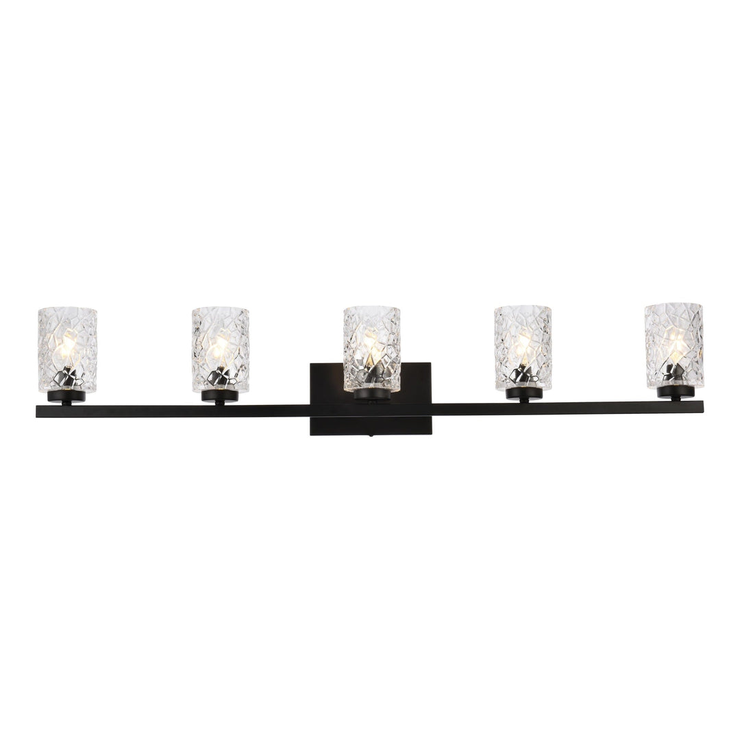 Cassie Vanity Light in Black by Living District