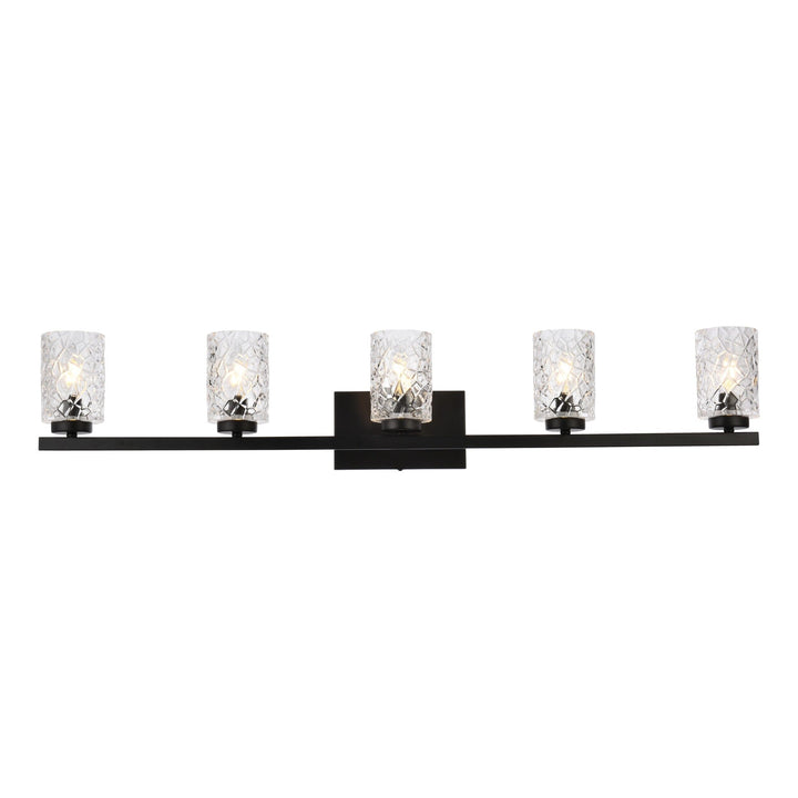 Cassie Vanity Light in Black by Living District