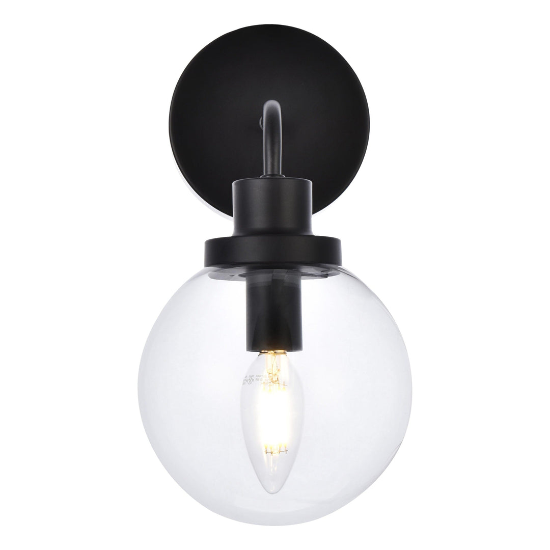 Hanson Wall Sconce in Black by Living District