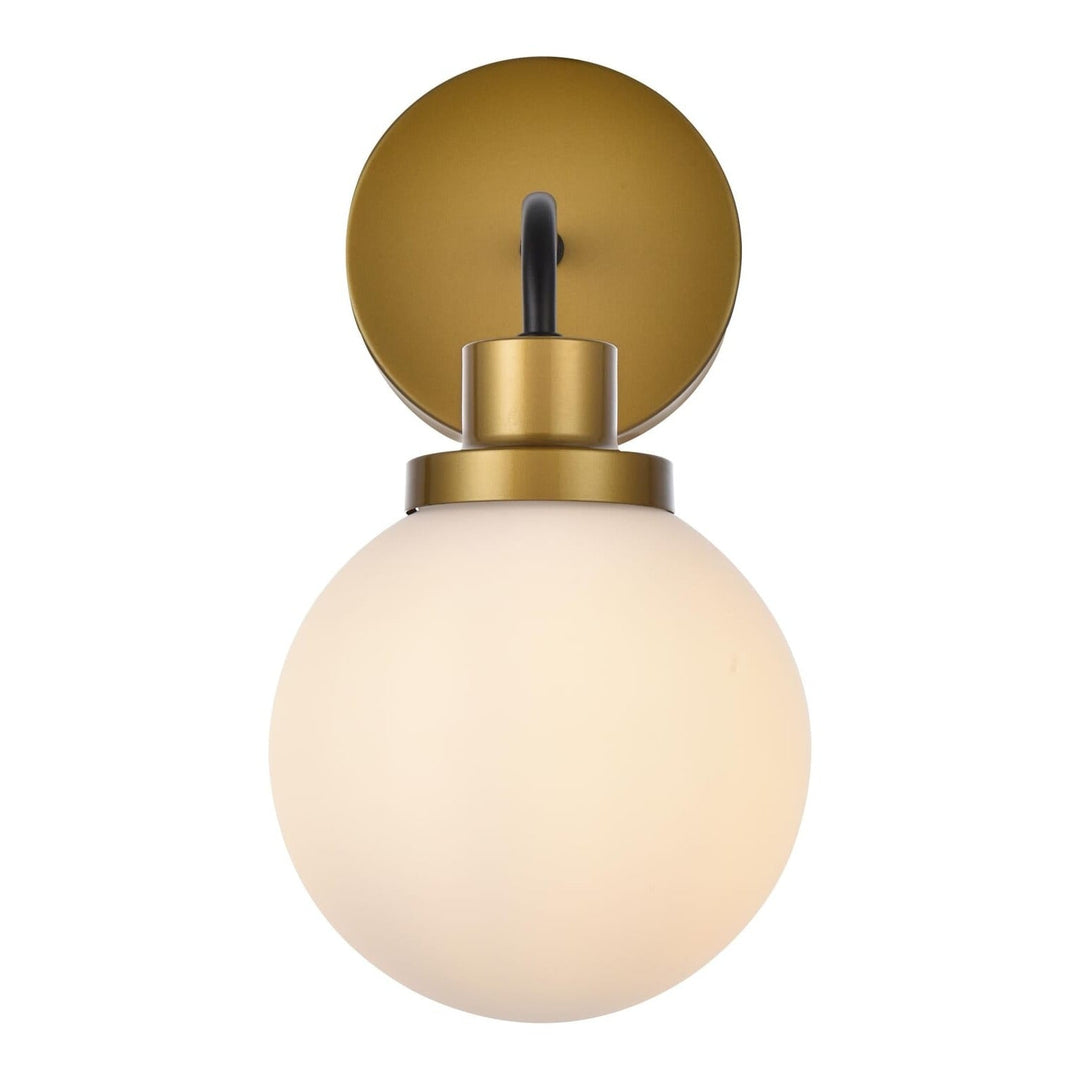 Hanson Wall Sconce in Black & Brass by Living District