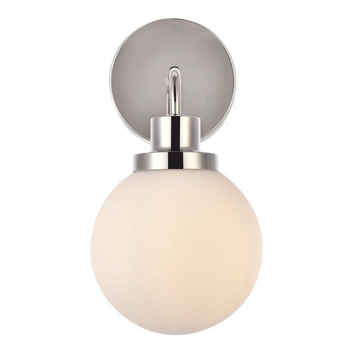 Hanson Wall Sconce in Polished Nickel by Living District
