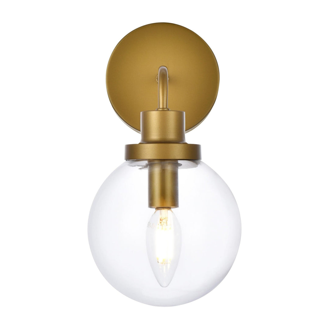 Hanson Wall Sconce in Brass by Living District