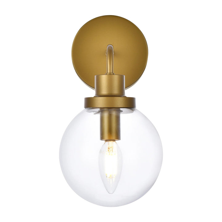 Hanson Wall Sconce in Brass by Living District